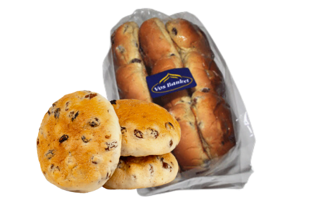 Choco-rozijnenbroodjes